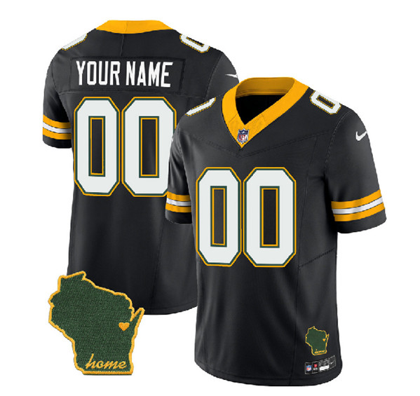 Custom Green Bay Packers Vapor F.U.S.E. Limited Jersey